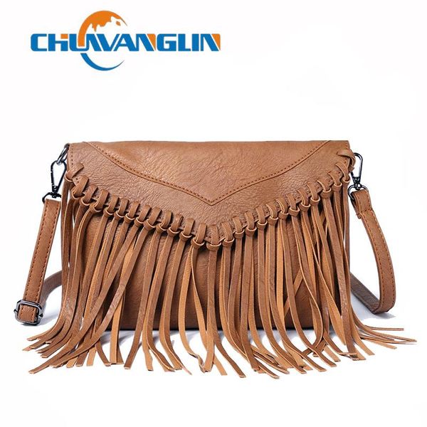 evening bags chuwanglin female vintage tassel crossbody bag women messenger ladies casual shoulder for handbags 6091632